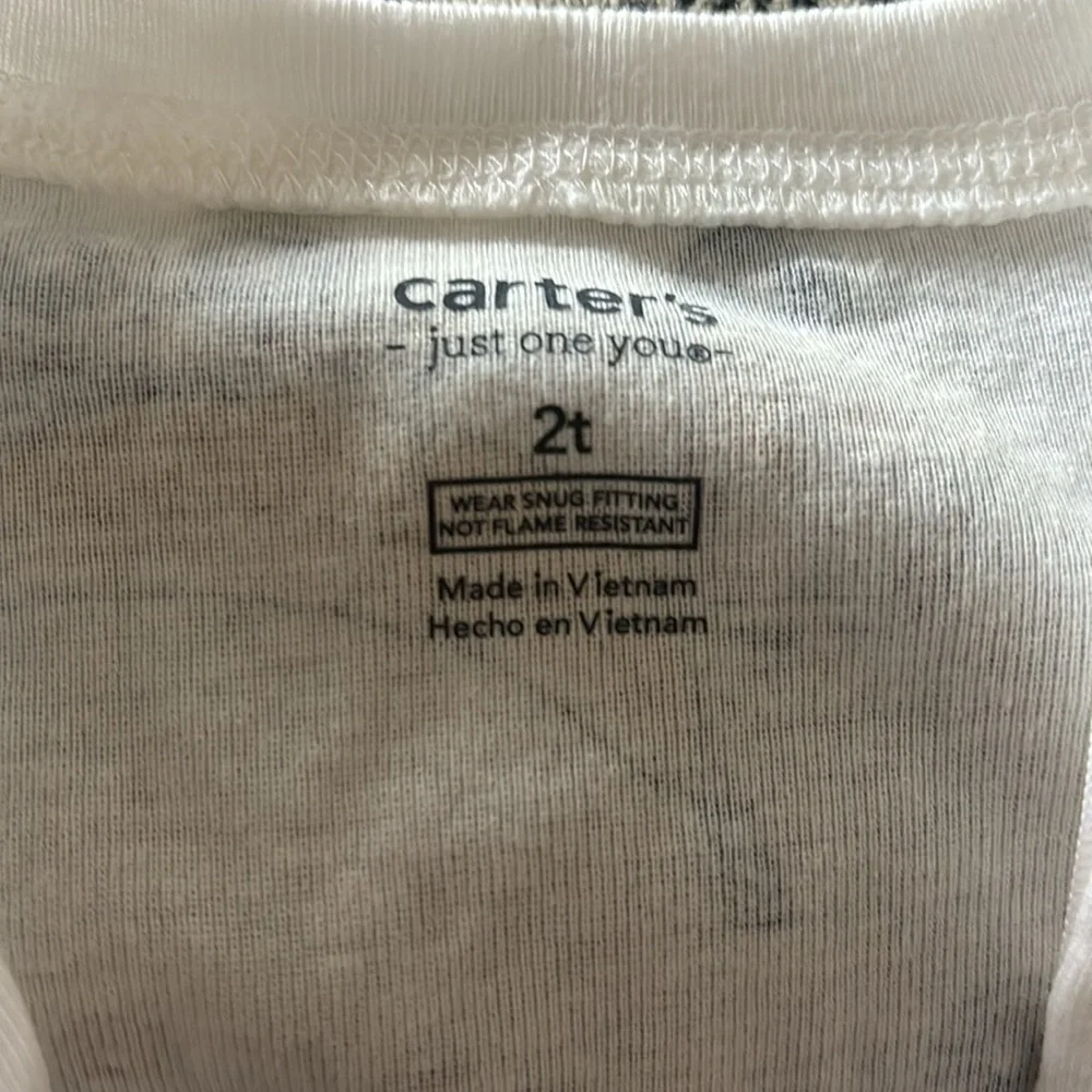 2 Carter's cotton pajamas 2t. New